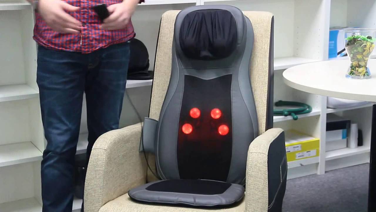 Neck and back massage chair