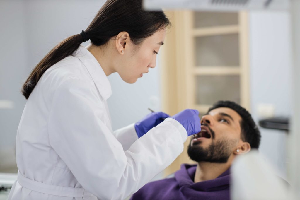 What happens when dental care becomes part of normal routine